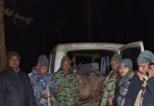 टाटा सुमोबाट काठ तस्करी