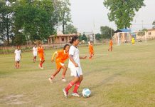 चन्द्रपुर नगर स्तरीय किशोरी फुटबल मेयर कप प्रतियोगिता सम्पन्न